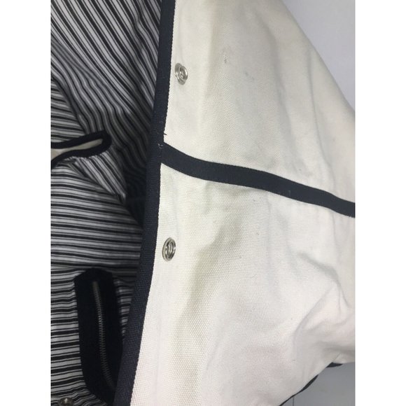 Reversible Satchel of New York Awesome Achievers St. Maarten Beige Tote Bag - Picture 5 of 12